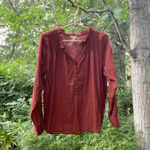 J.Crew Point Sur blouse